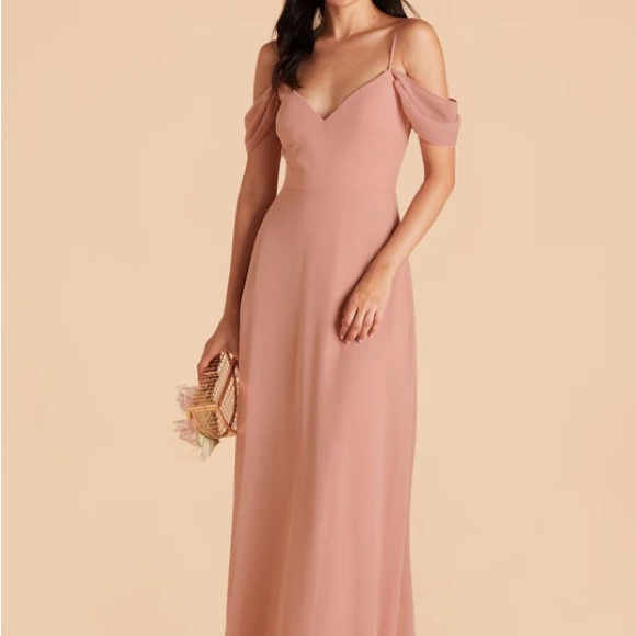 Devin Convertible Dress, Dusty Rose, Birdy Grey - Picture 1 of 3